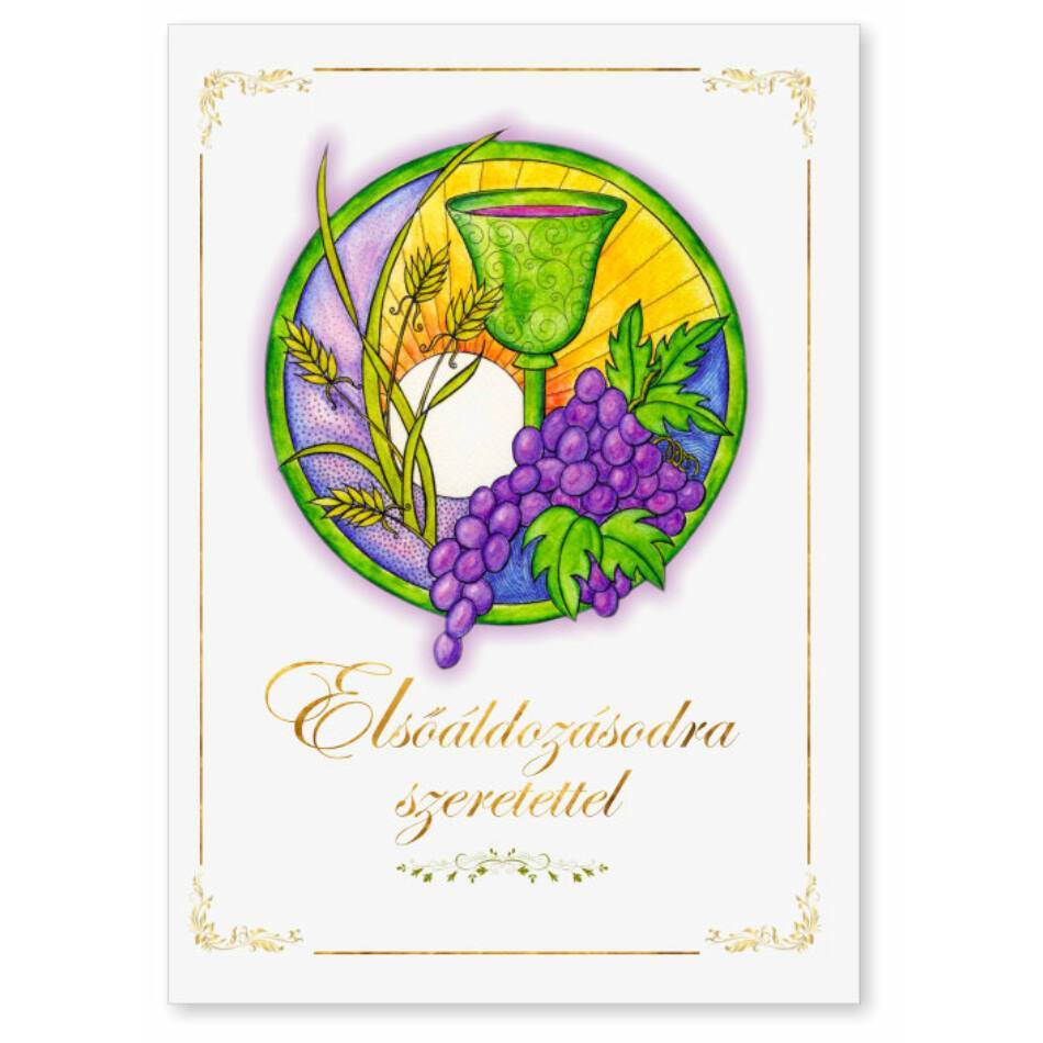 Elsőáldozásra Gratulációs lap /boritékkal 3. 