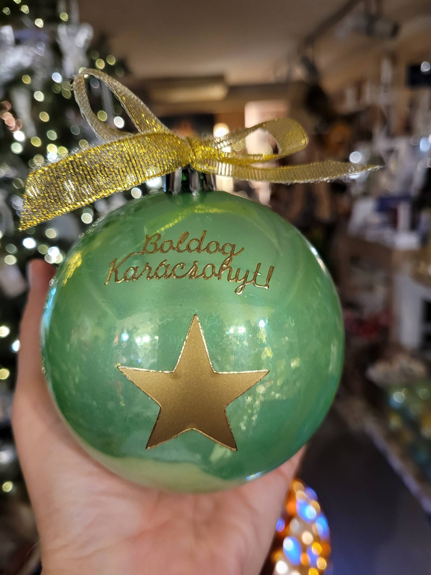 Műanyag Ajándékgömb  