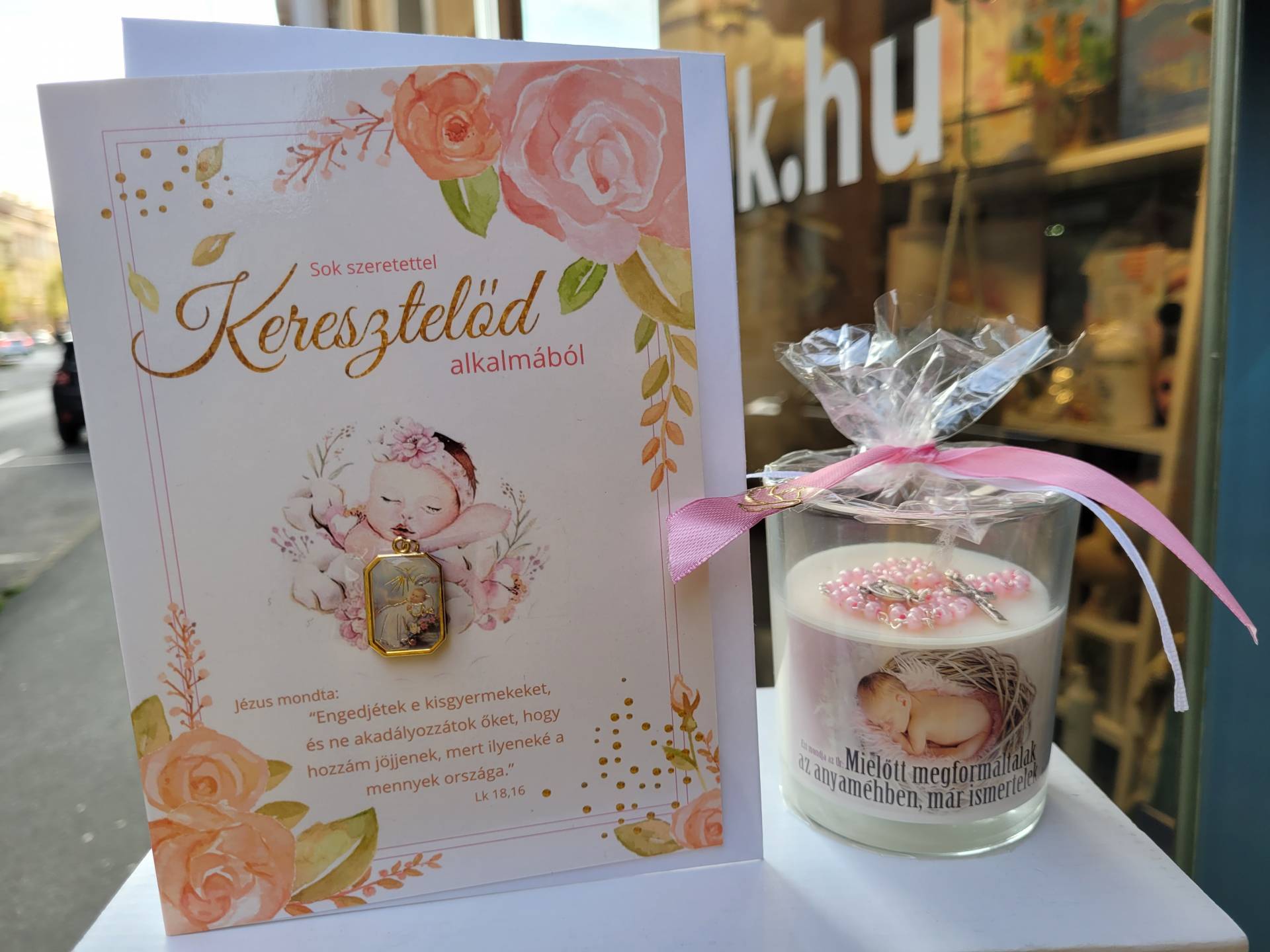 Kislánynak Kersztelőre Ajándékcsomag 