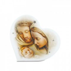 Esküvöre Ajándékba gyönyörű szent család Plakett! swarovski kővel Olaszországból  