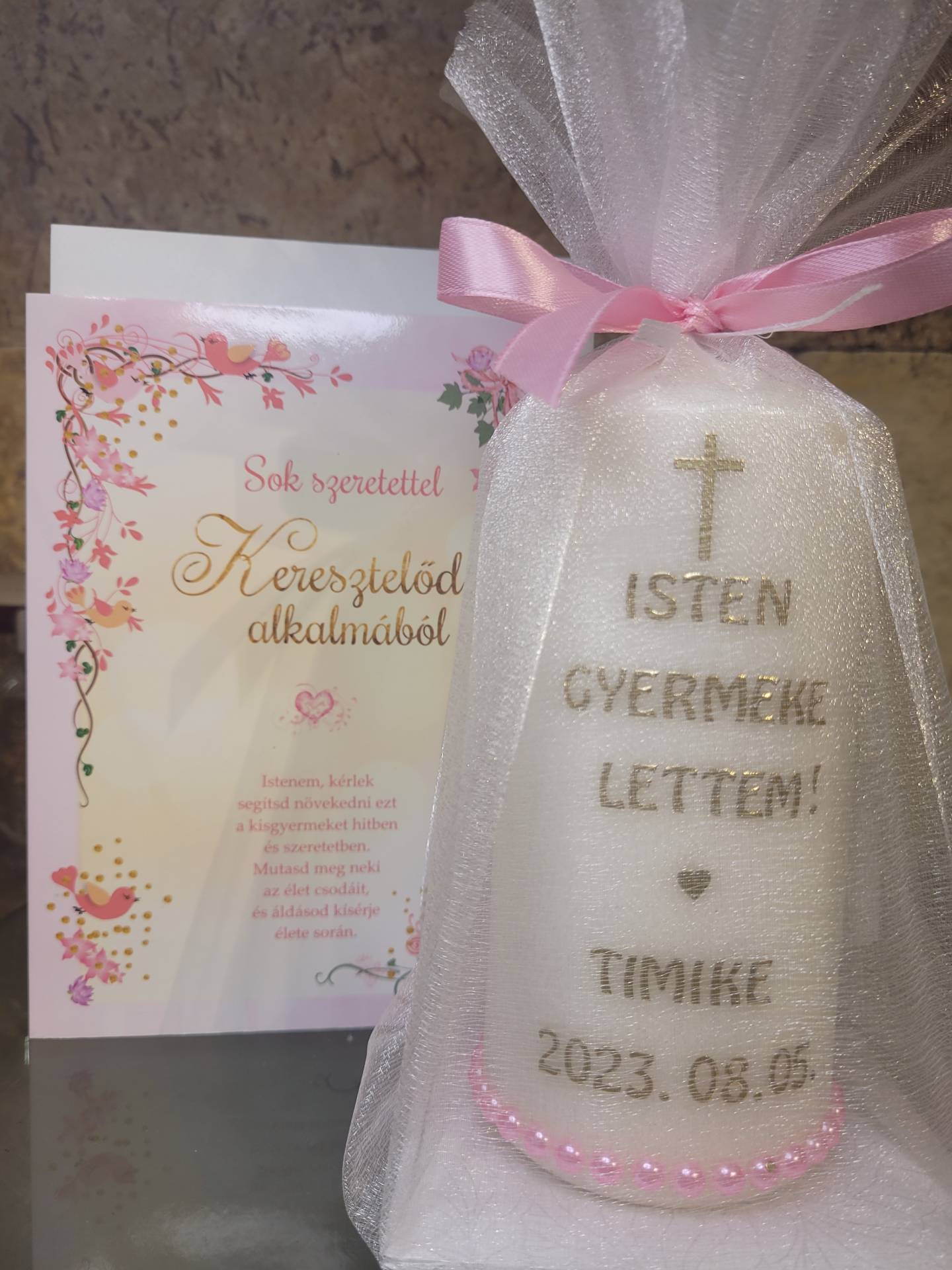 Kislánynak Keresztelőre Ajándékcsomag 