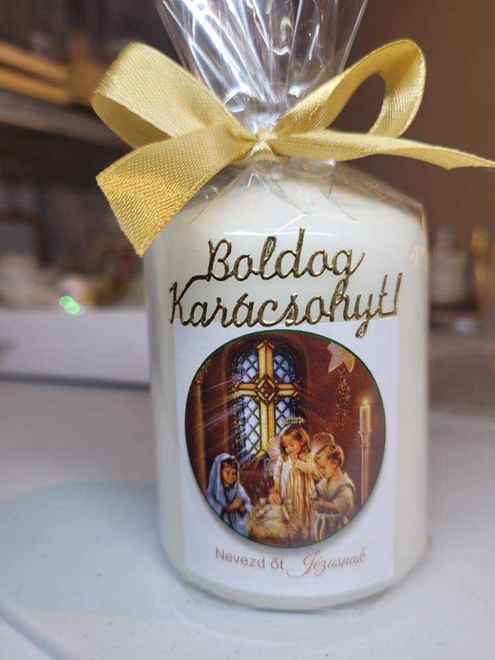 Karácsonyi Ajándékgyertya  