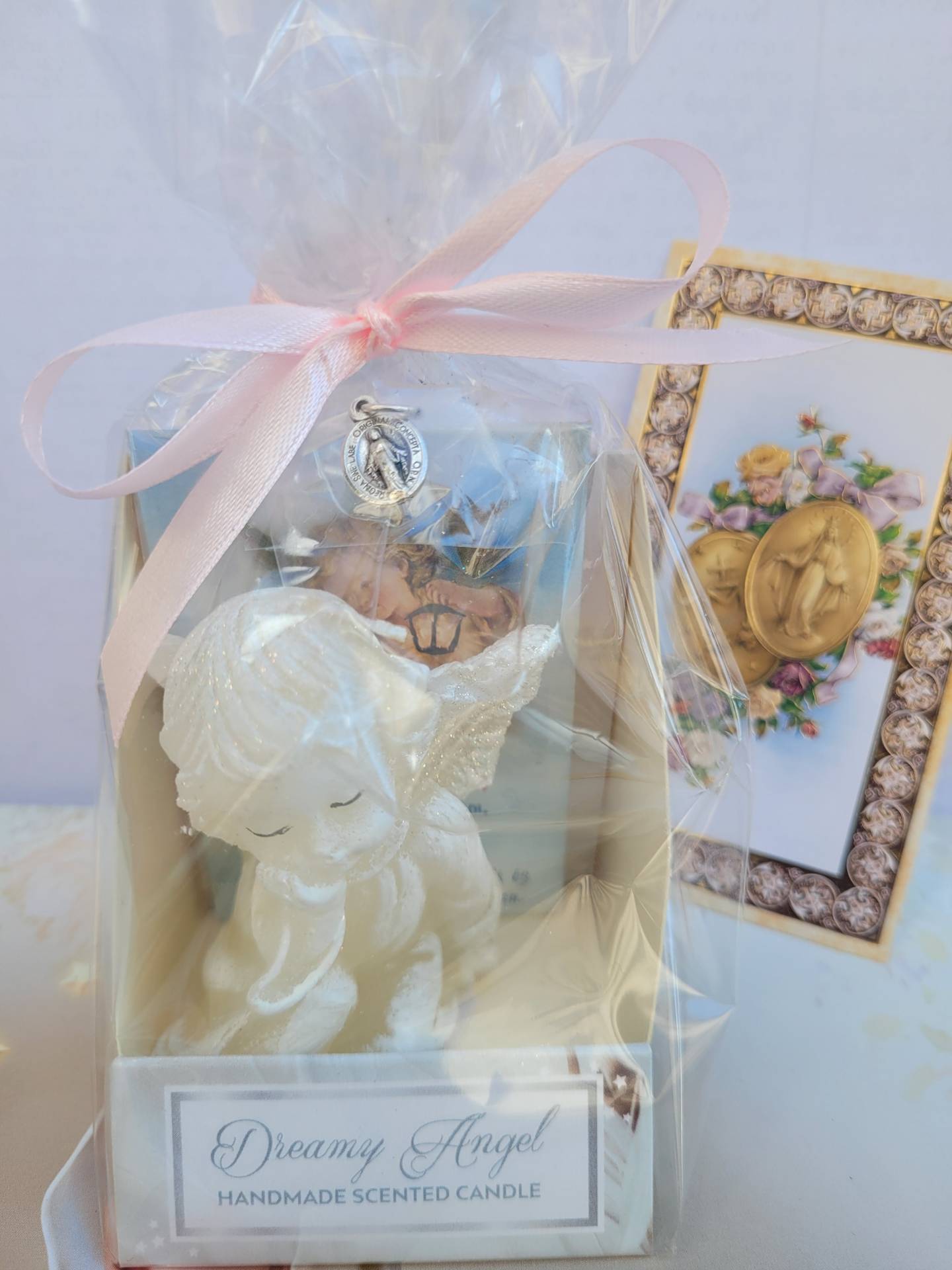 Kislányoknak Keresztelőre Őrangyal+ imamágnes+ Szűzmária csodásérme kiságy fölé! 