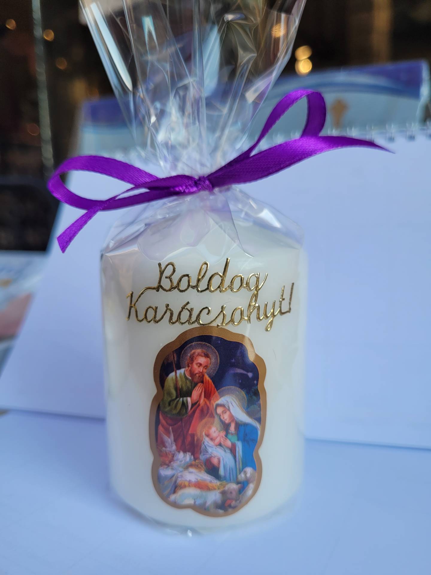 Karácsonyi Ajándékgyertya  