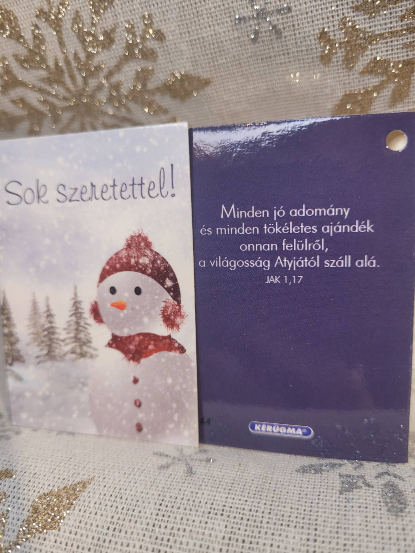 Ajándékkisérő Isten szavával 