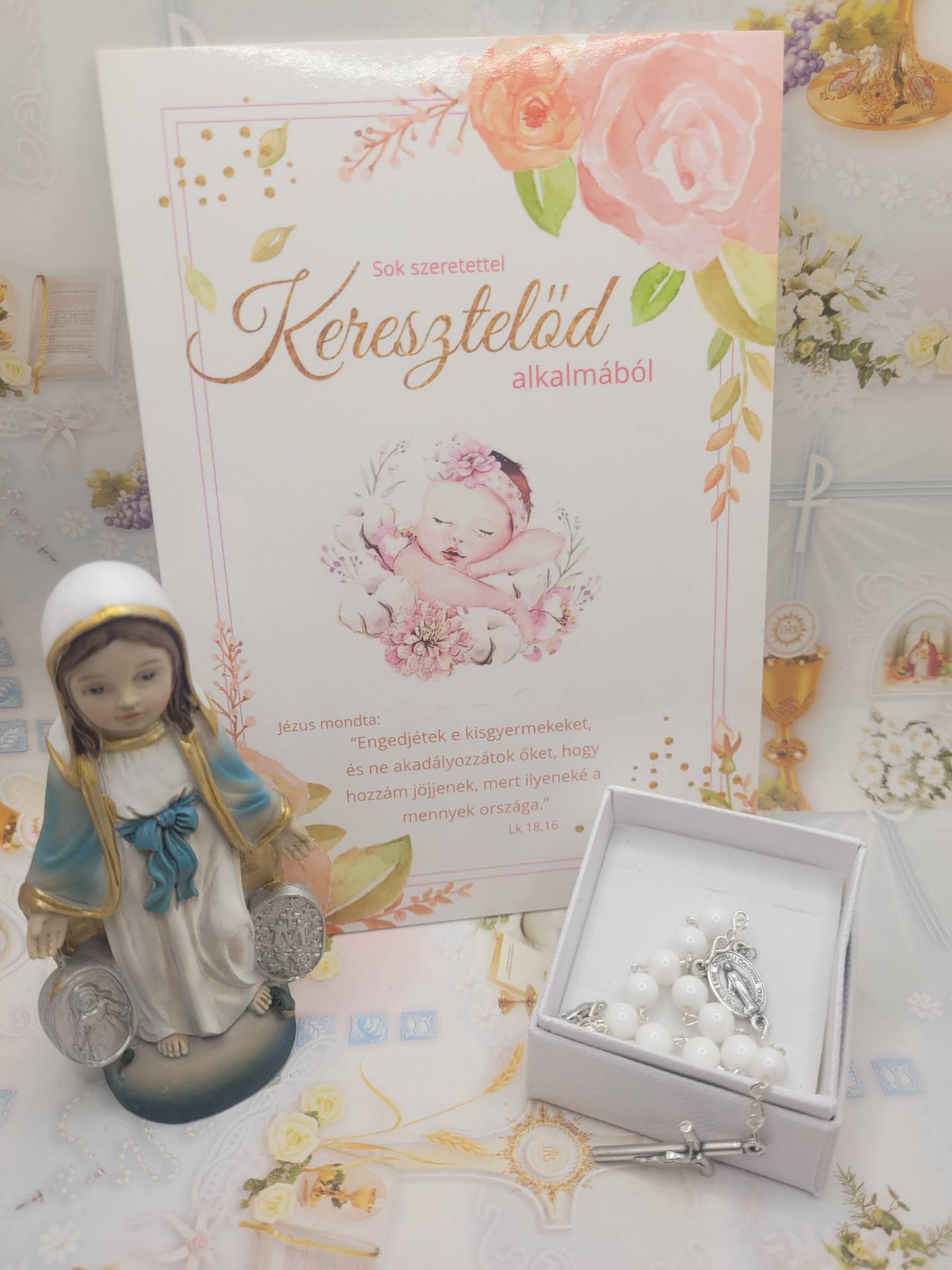 Keresztelőre Ajándékcsomag Kislánynak és kisfiúnak is bárki Ajándékhatja 