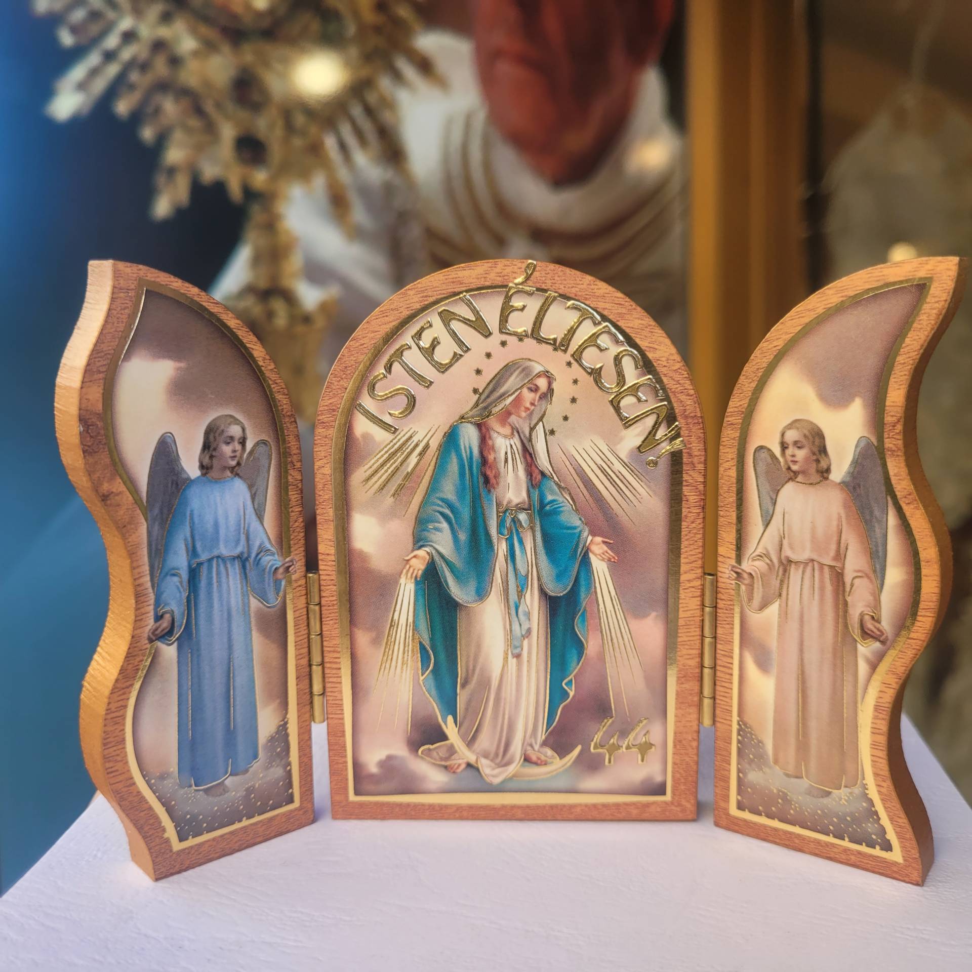 Születésnapra kinyitható Szárnyas Oltár minden korosztálynak Szép ajándék 9*12cm 