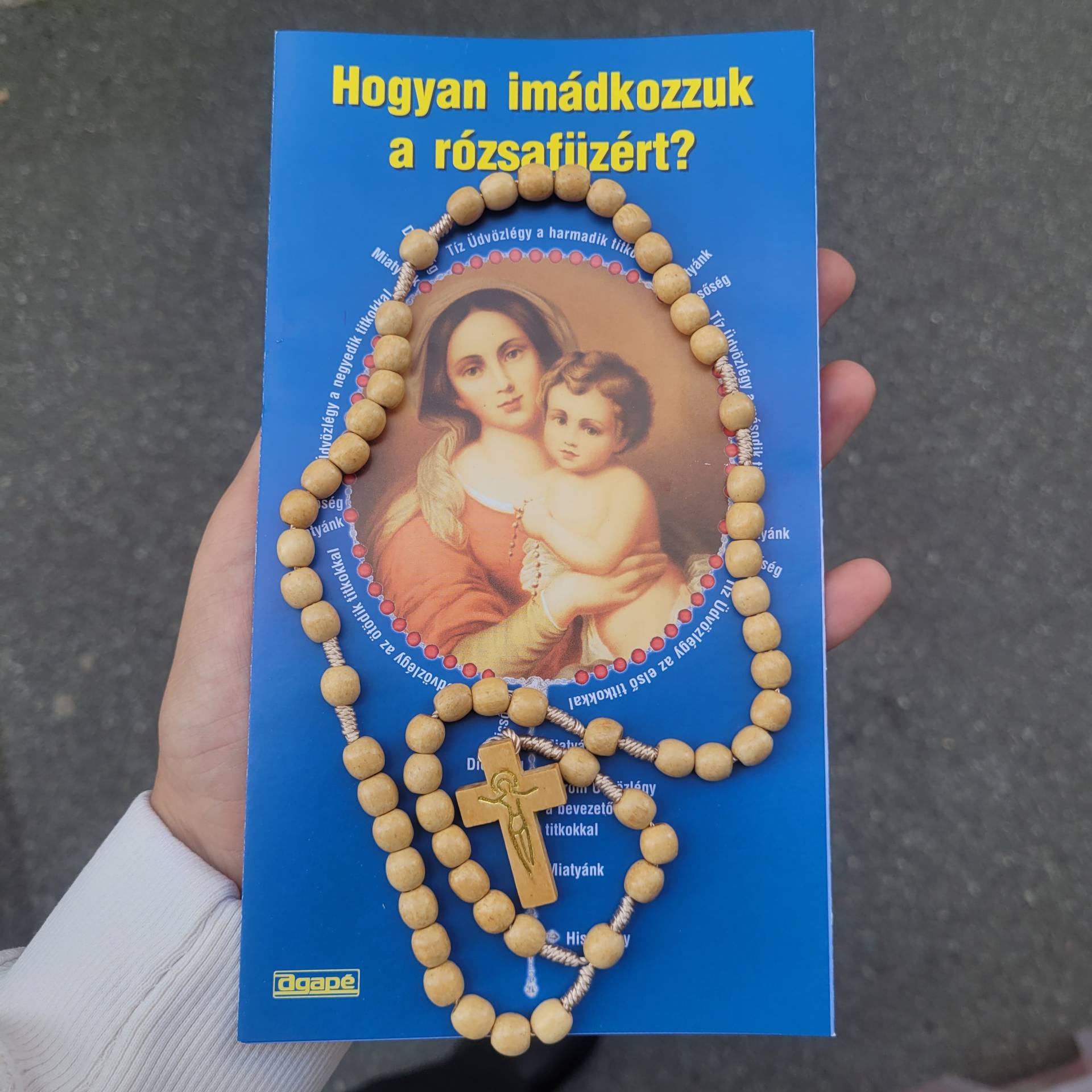 Fa Rózsafüzér + imalap 