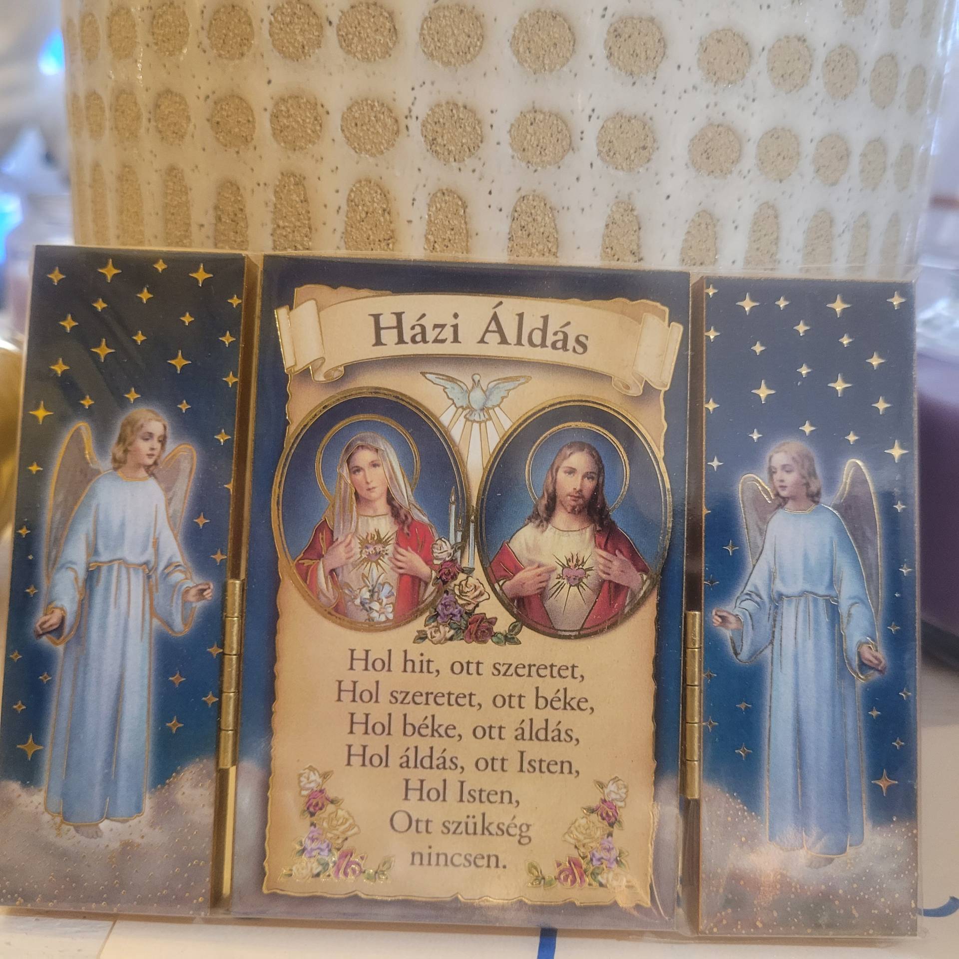 Házi Áldás Szétnyitható Oltár 