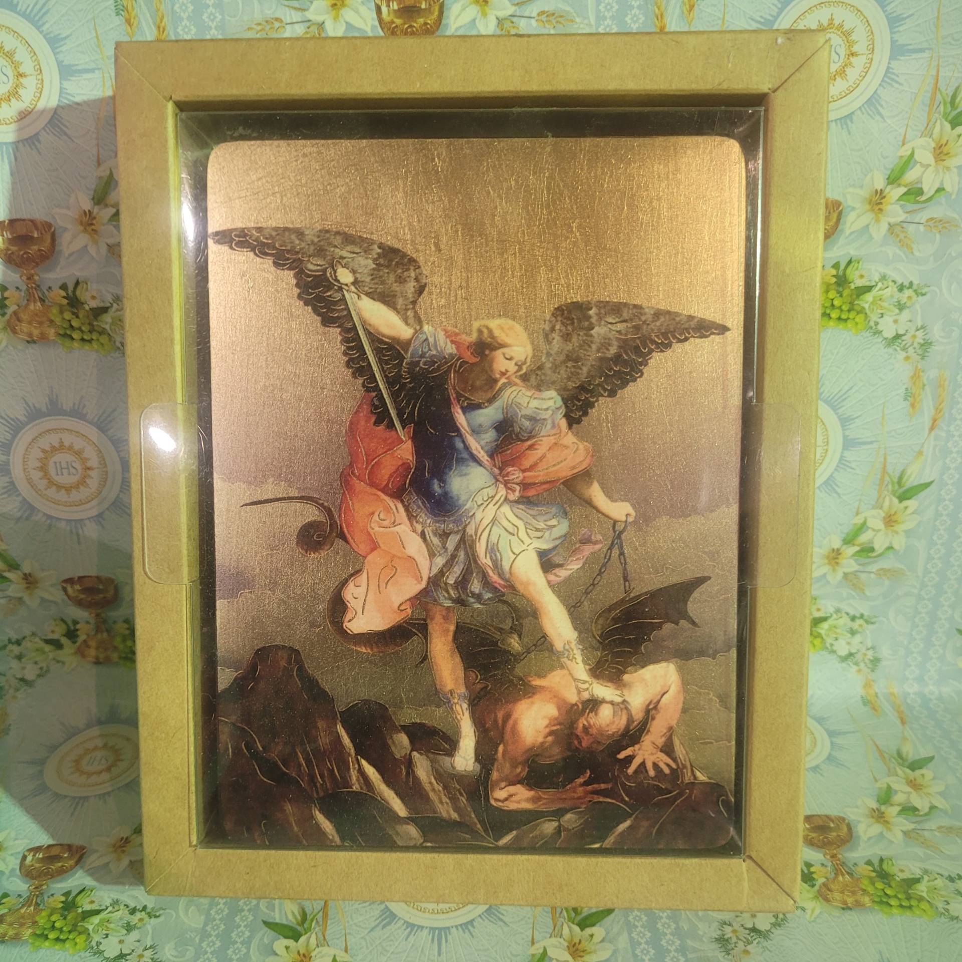 Szent Mihály Ikon Mérete: 16cm*13cm 