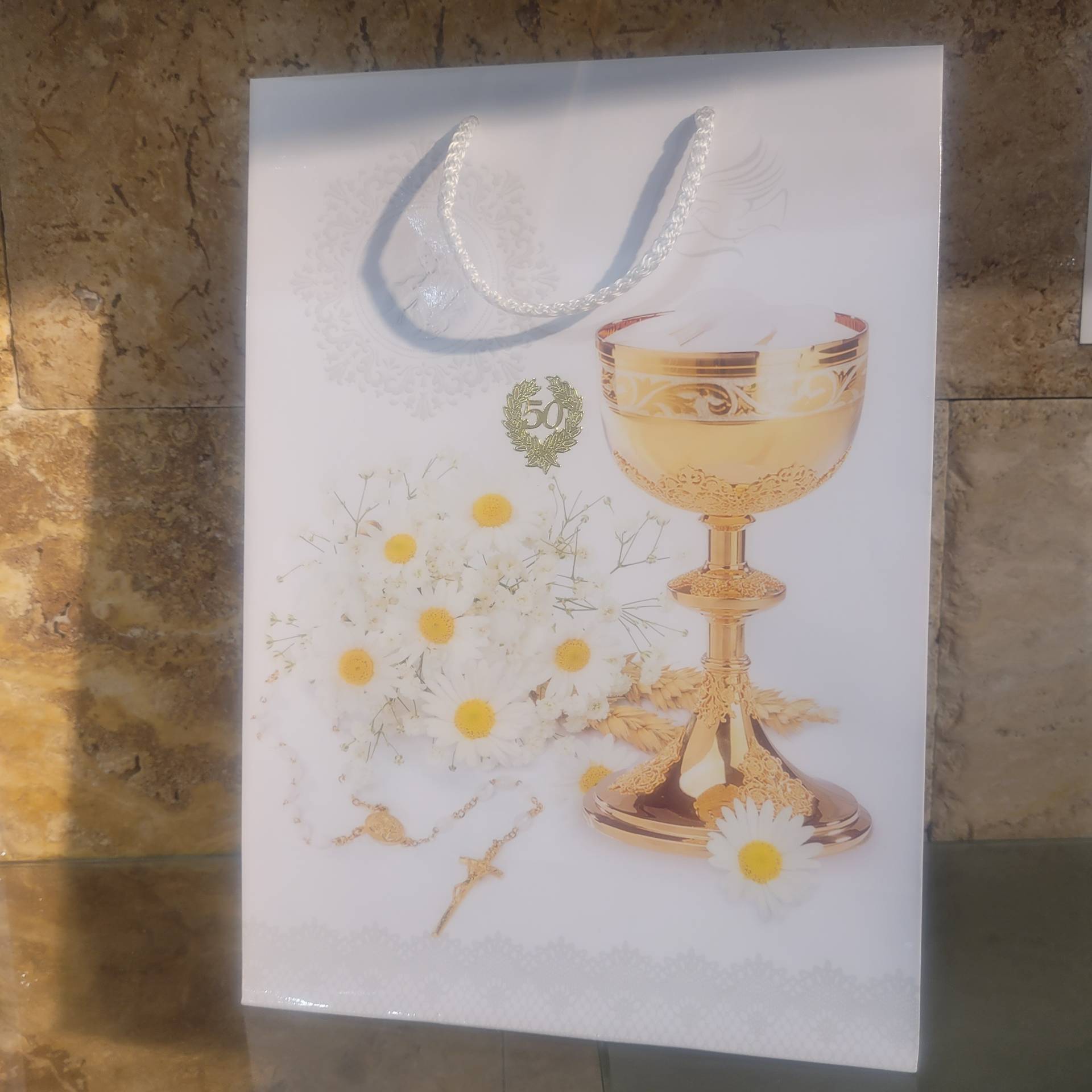 Ajándéktáska 50   ARANYMISÉRE 