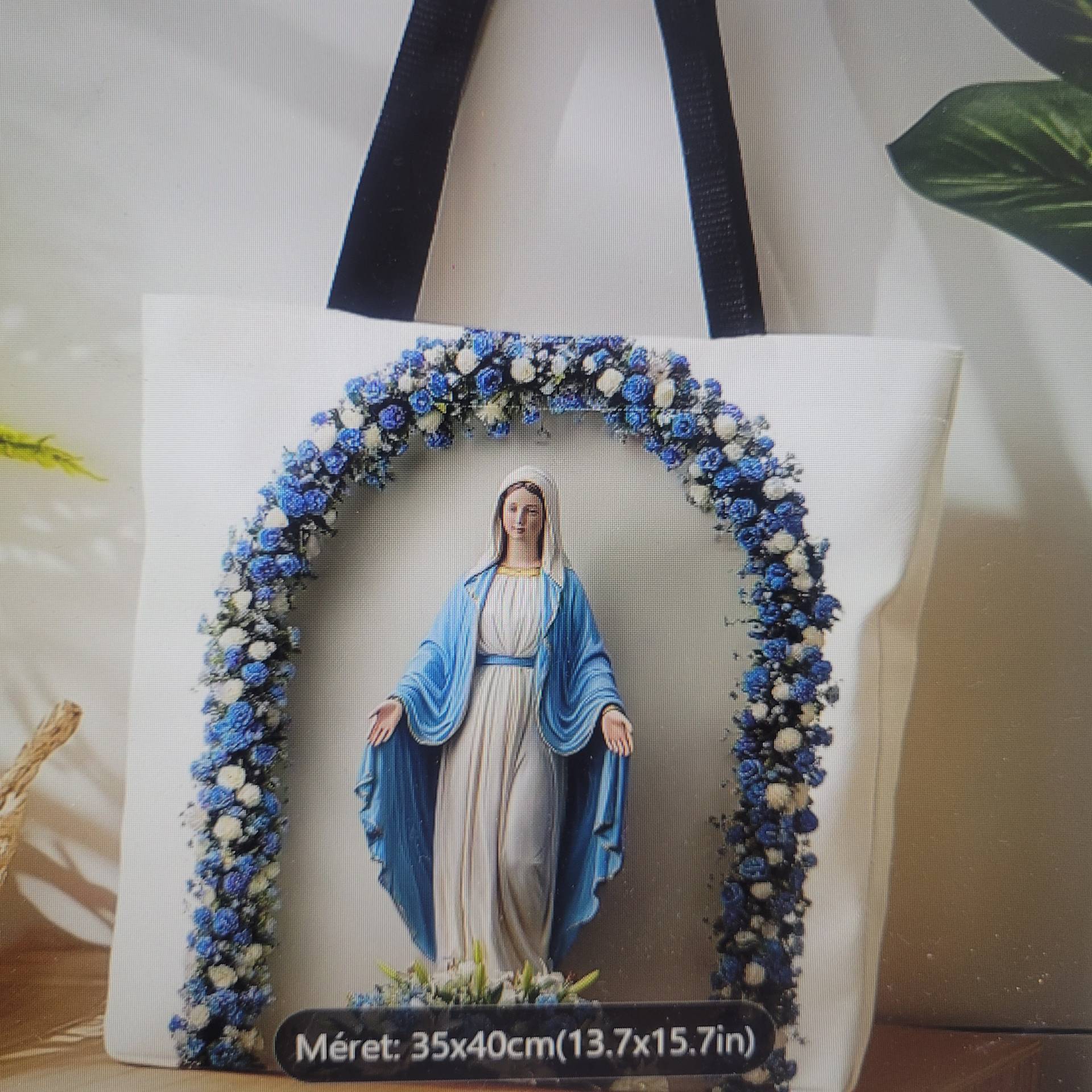 Segitő Szűzanya VÁSZONTÁSKA 35cm*40cm 