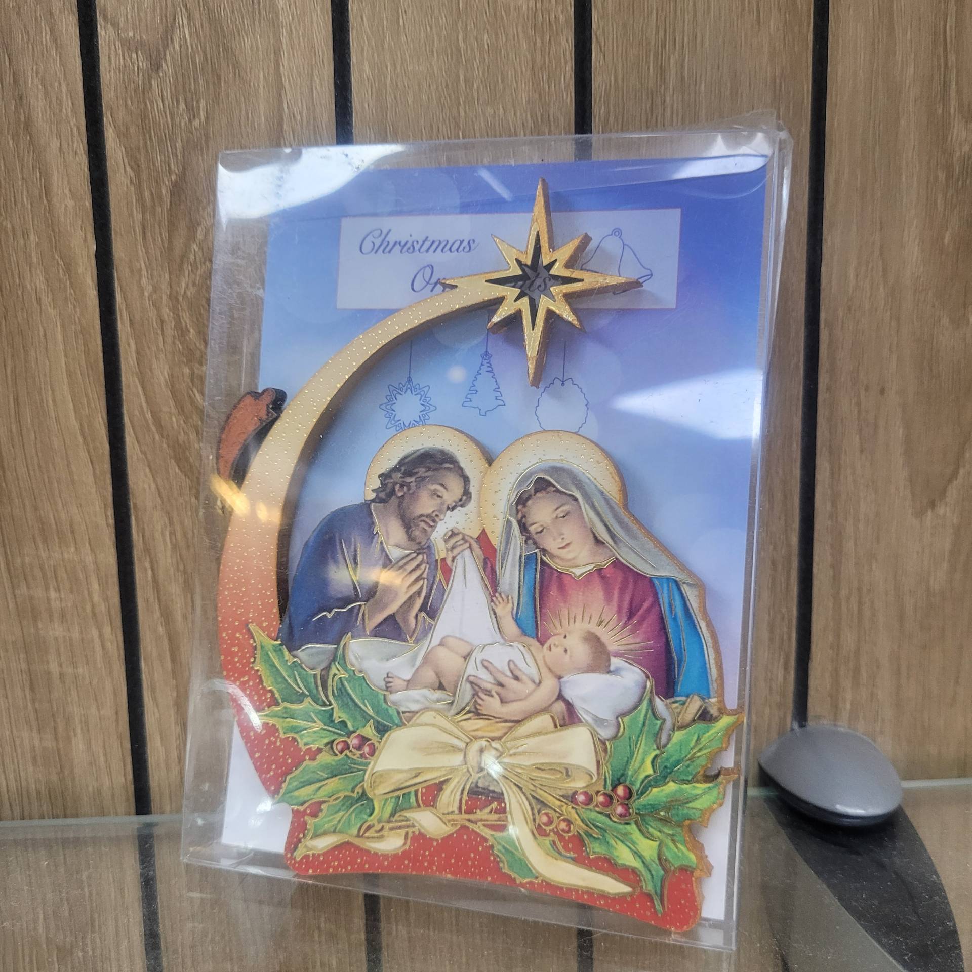 Szent Család Kegytárgy ami Támasztható és fel lehet akasztani is! mérete: 14cm*10cm 