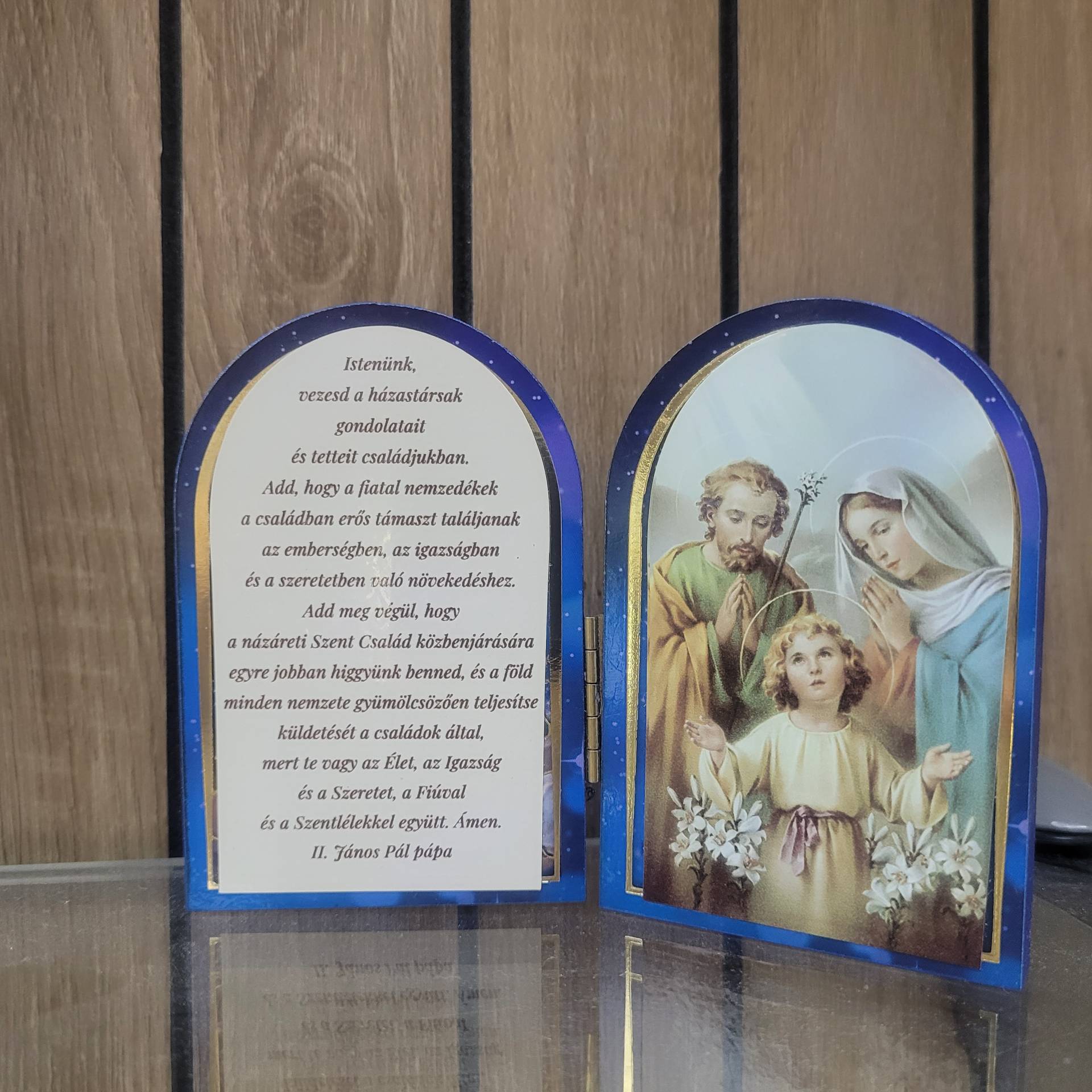Családok Részére Szent Család  kinyitható imaoltár  