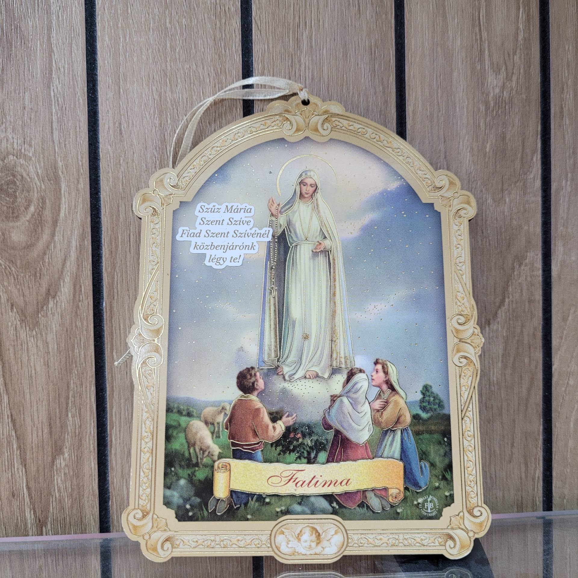 Imaplakett Fatimai Szűzanya gyerekekkel  