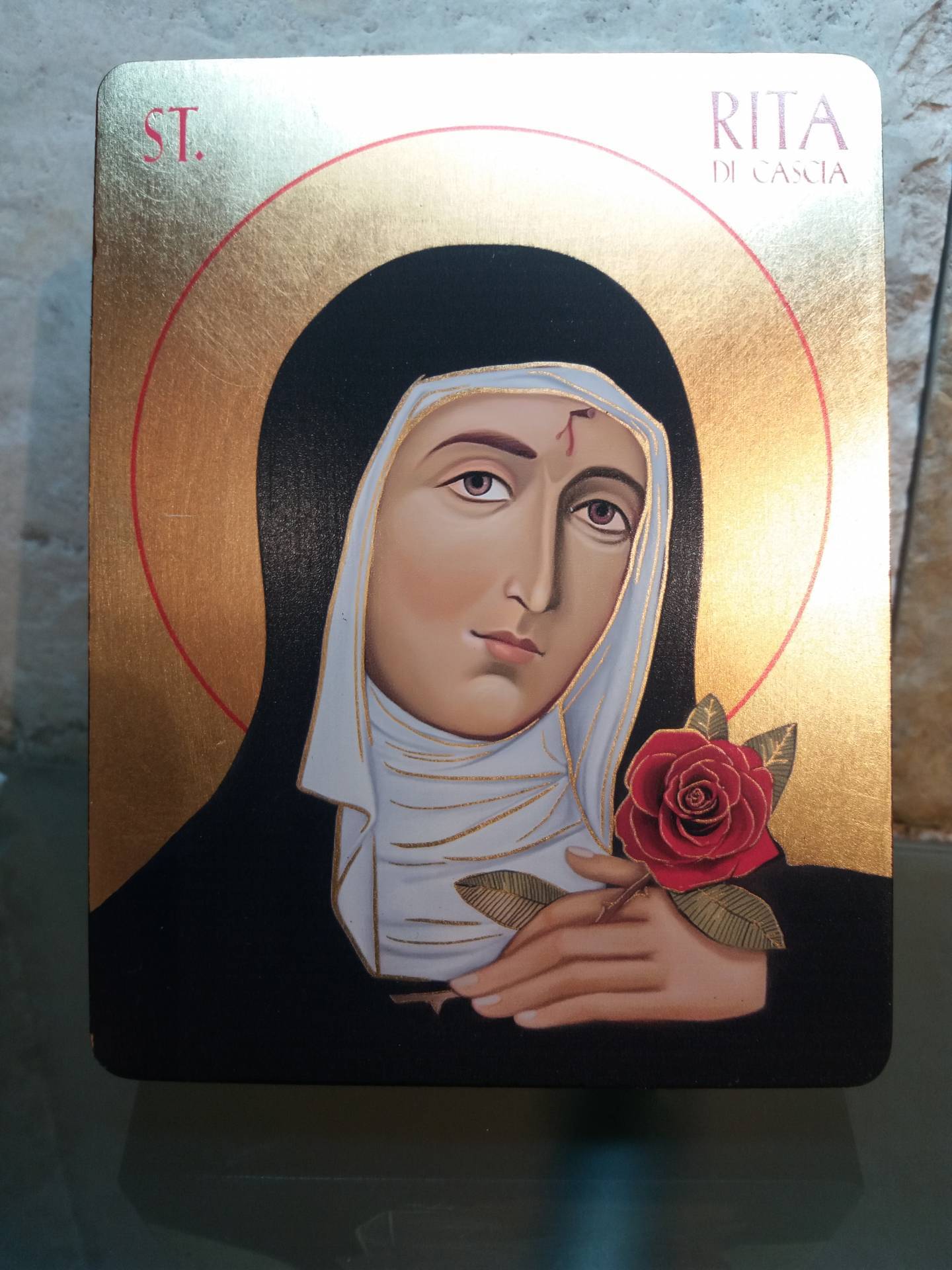 Szent Rita ikon 11cm*14cm 